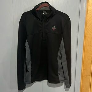 Spider quarter zip